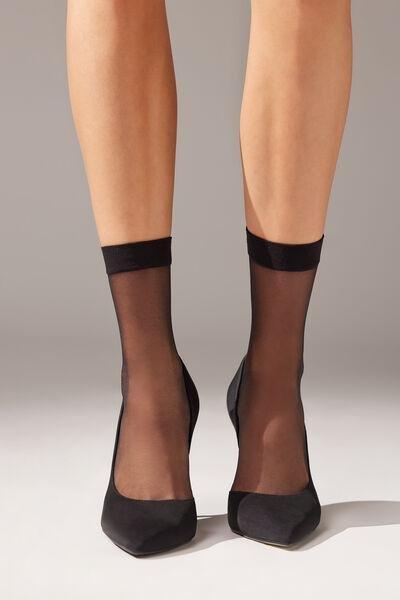 Calzedonia 30 DEN Semi Opaque - Knee high socks - 30 DEN Semi Opaque/grey -  Zalando.de