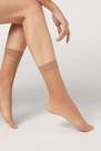 Calzedonia - Natural Elixir 20 Denier 3/4 Length Sheer Socks, Women - One-Size