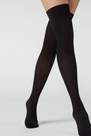 Black 50 Denier Opaque Microfibre Stockings, Women