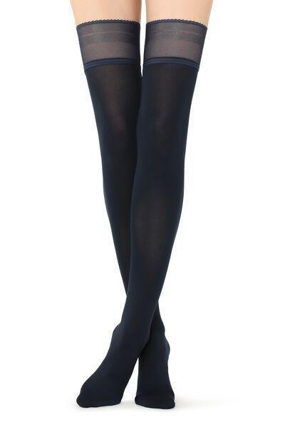 Blue Opaque Soft Touch Hold-Ups, , large image number 4