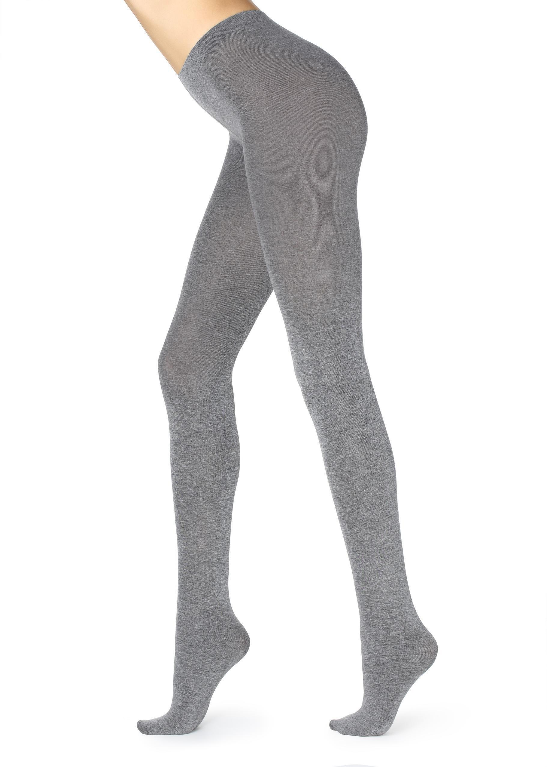 Grey Blend Super Opaque Tights With Cashmere, Women, , large image number 2