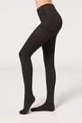 Calzedonia - Black Thermal Super Opaque Tights, Women
