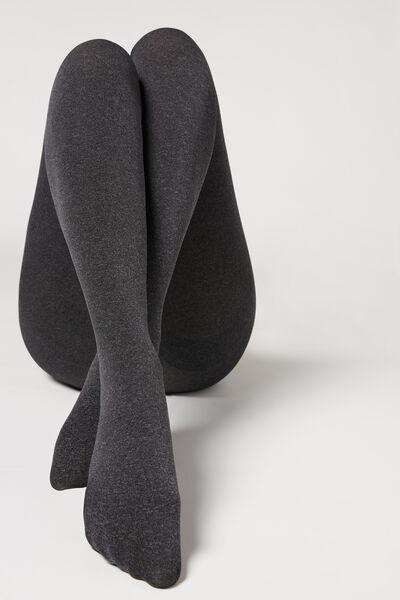 Calzedonia Grey Blend Thermal Super Opaque Tights