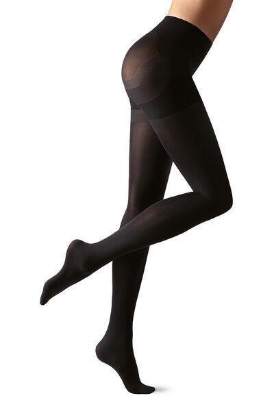 Black 80 Denier Super Opaque Tights, , large image number 3