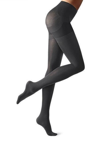80 Denier Super Opaque Tights, Grey, Grey Blend, medium