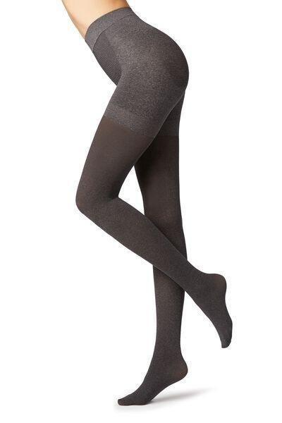 Grey Blend 50 Denier Total Shaper Tights, , large image number 3
