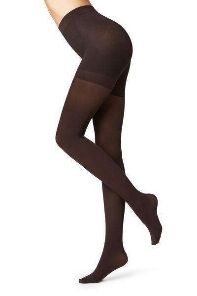 Brown 50 Denier Total Shaper Tights, , large image number 3