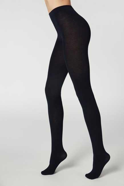 Soft Cashmere Blend Tights, 016 - Blue, , large image number 0