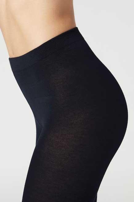 Soft Cashmere Blend Tights, 016 - Blue, , large image number 4