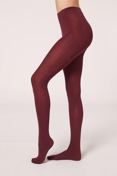 تسوق Red Soft Modal And Cashmere Blend Tights Calzedonia