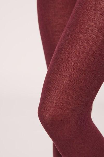 Soft Modal And Cashmere Tights, 2240 - Purple, Grape, large image number 2