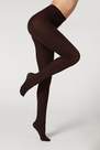 Calzedonia - Dark Brown Soft Modal And Cashmere Blend Tights