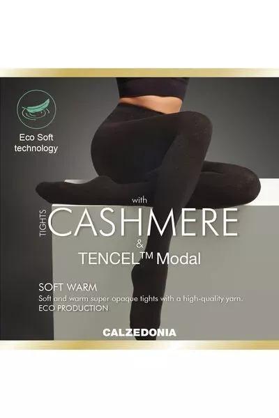 Soft Modal And Cashmere Tights, 848 - Brown, Dark Brown, large image number 5