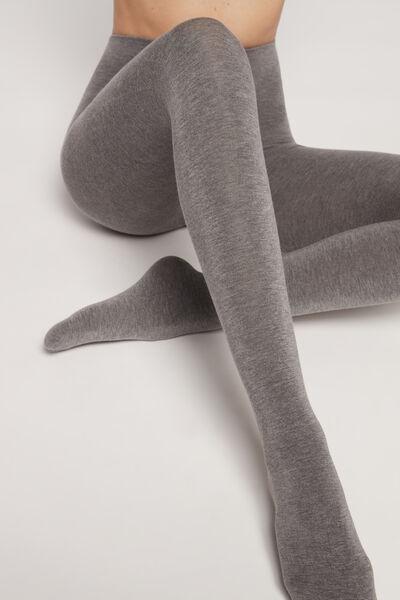 Calzedonia - Grey  Soft Modal And Cashmere Blend Tights