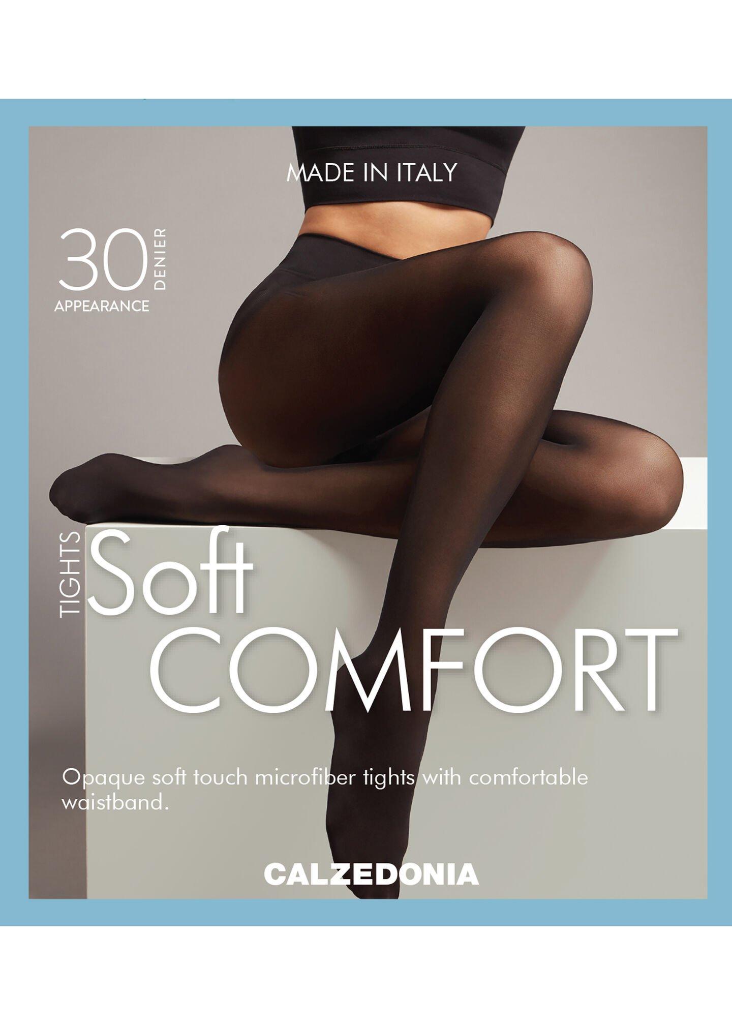 Blue 30 Denier Total Comfort Soft Touch Tights, , large image number 7
