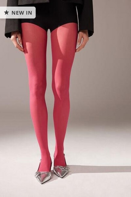 Calzedonia - 30 Denier Total Comfort Soft Touch Tights, Pink