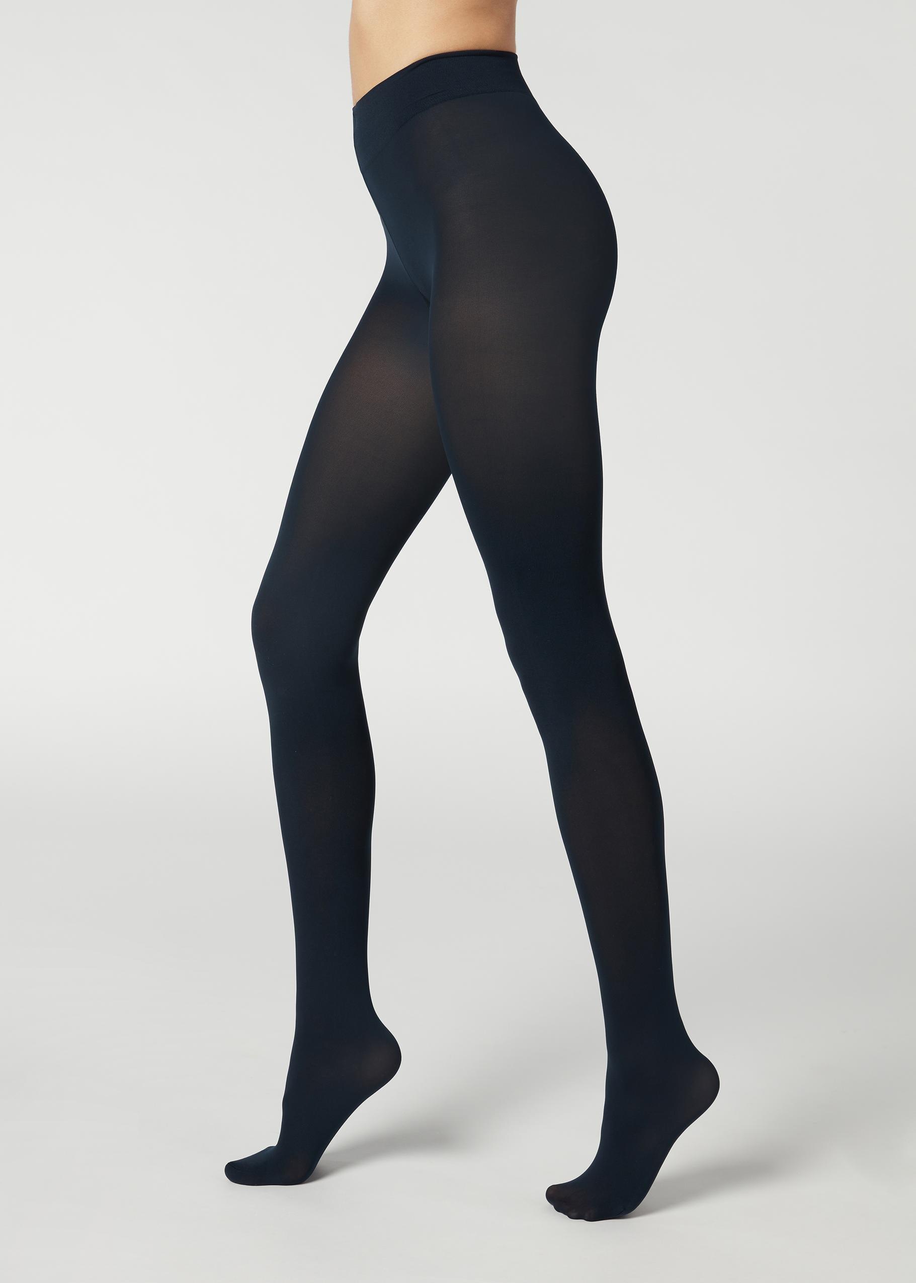 Navy 50 Denier Tights, Blue, large image number 4