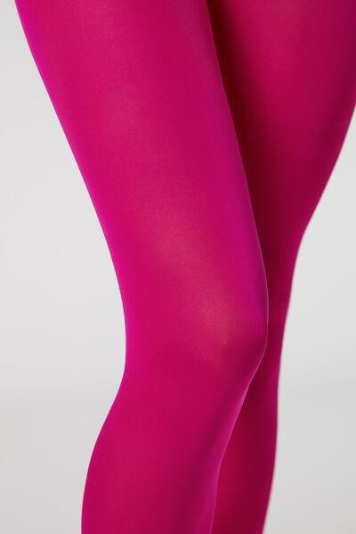50 Denier Total Comfort Soft Touch Tights, Pink, Fuchsia, large image number 4