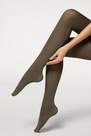 Calzedonia - Olive Green 50 Denier Total Comfort Soft Touch Tights, Women