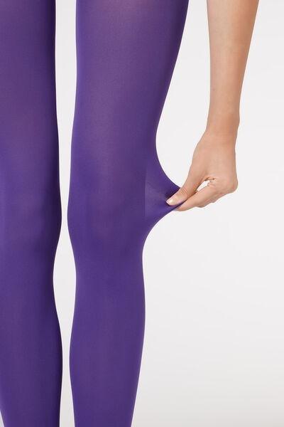 Purple 50 Denier Soft Touch Tights, 5501_5207, large image number 4