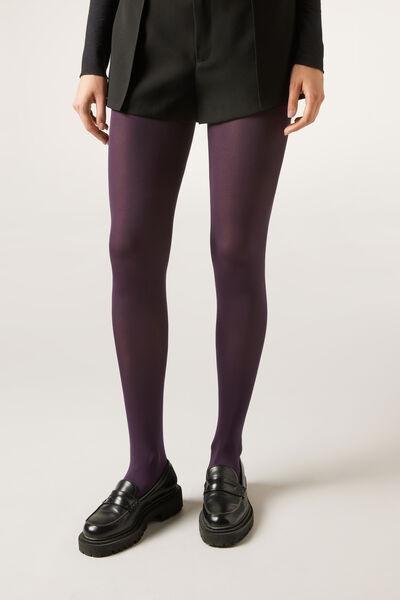 50 Denier Total Comfort Soft Touch Tights, Purple, 5501_5526, large image number 0