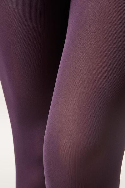 50 Denier Total Comfort Soft Touch Tights, Purple, 5501_5526, large image number 2