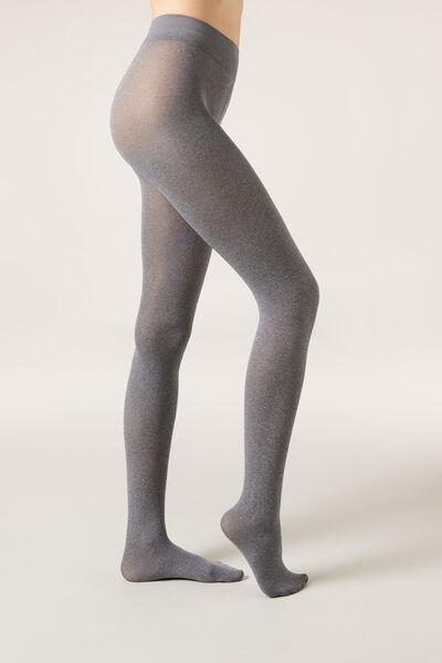 Grey 50 Denier Soft Touch Tights, , large image number 1