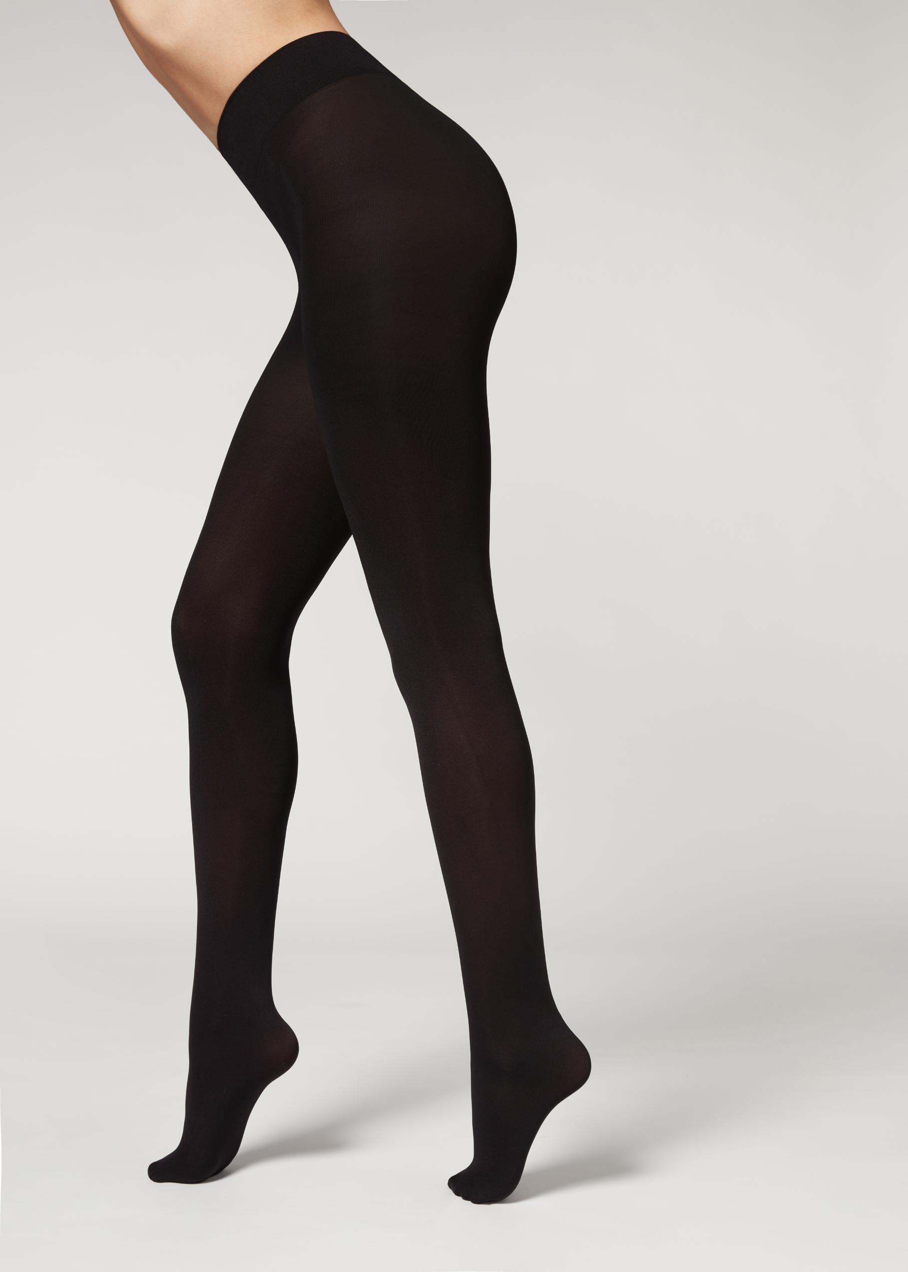 Calzedonia - Black 100 Denier Total Comfort Soft Touch Tights