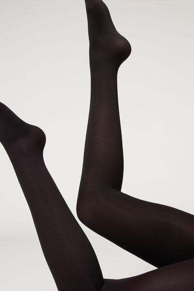 100 Denier Soft Touch Tights, Black, , large image number 4