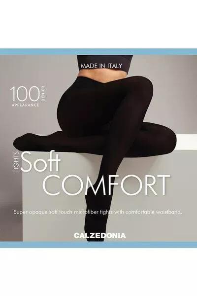 100 Denier Soft Touch Tights, Burgundy, Grape, medium