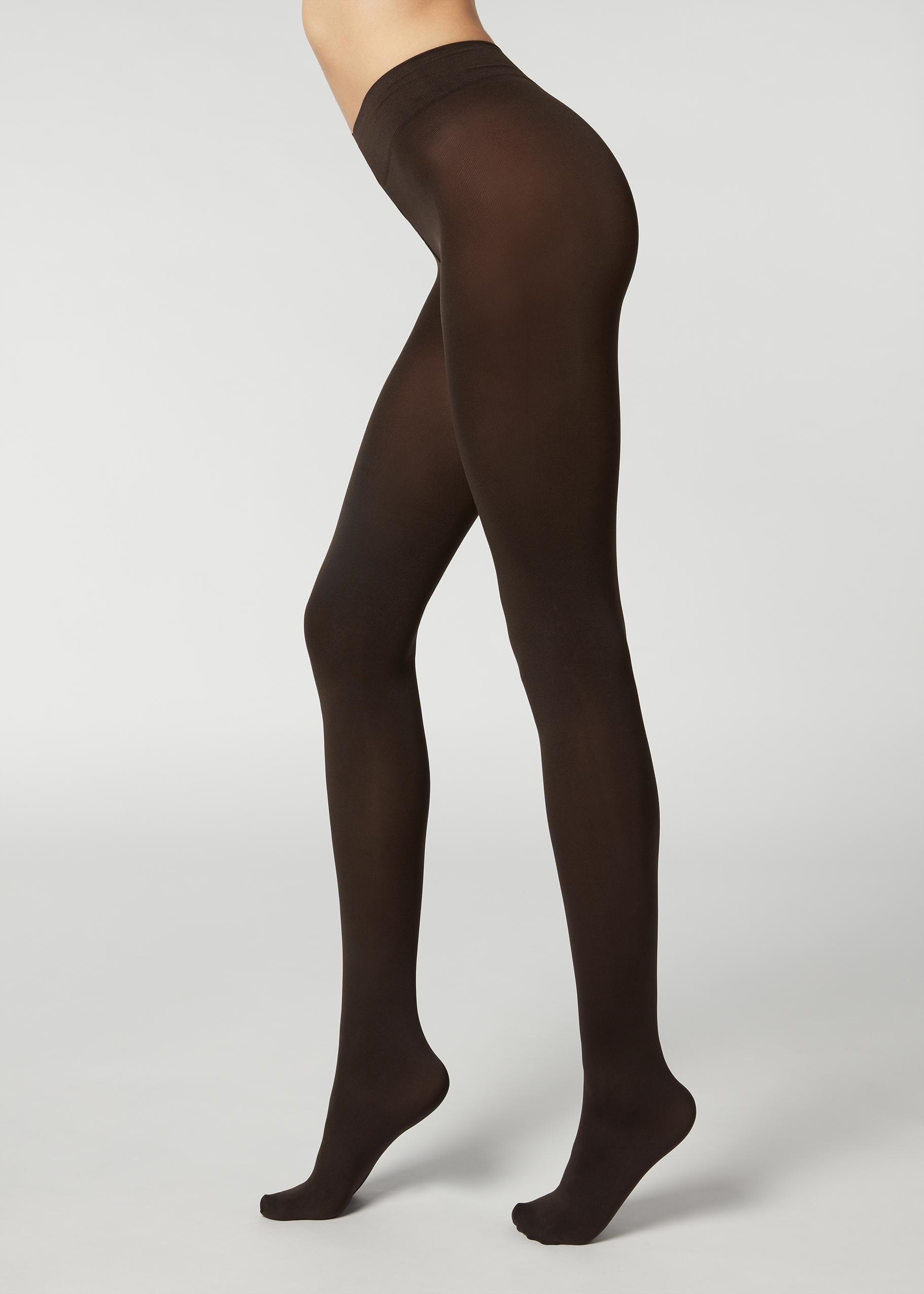 Brown 100 Denier Total Comfort Soft Touch Tights, , large image number 2