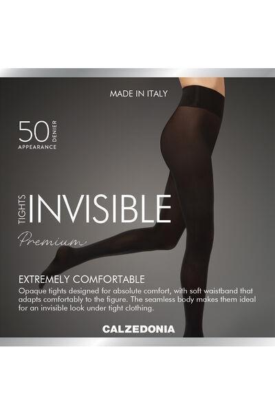 Black 50 Denier Totally Invisible Tights, , large image number 3