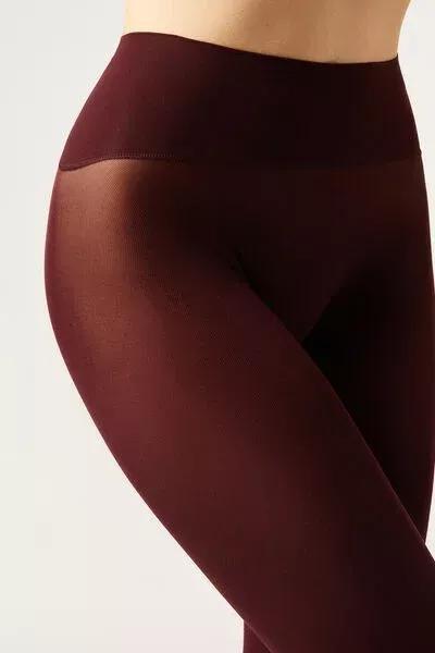 50 Denier Totally Invisible Tights, Burgundy, 5501_5503, large image number 2