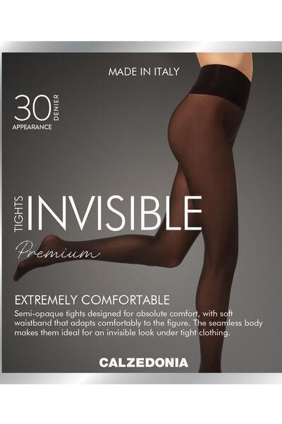 Black 30 Denier Totally Invisible Tights, , large image number 3