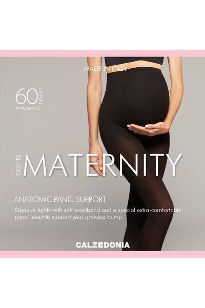60 Denier Opaque Maternity Tights, Black, , large image number 2
