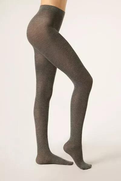Ultra Light Cashmere Tights, Grey, 5501_5528, large image number 0