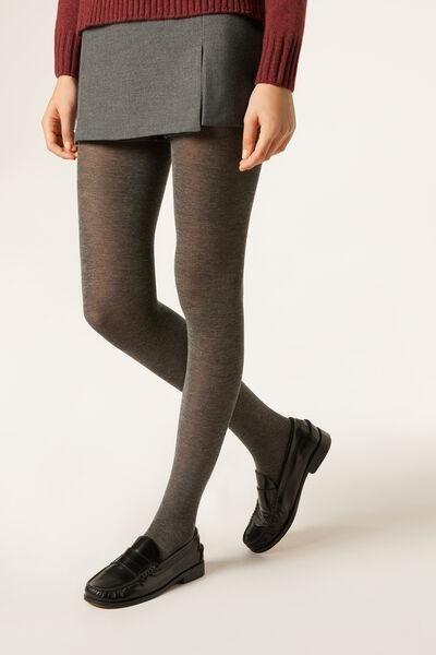 Ultra Light Cashmere Tights, Grey, 5501_5528, large image number 2