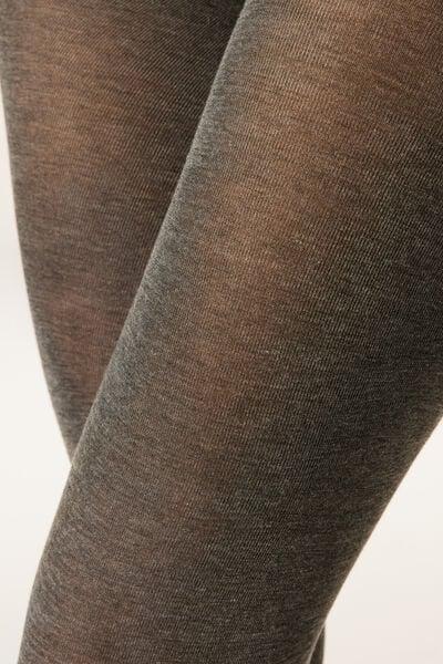 Ultra Light Cashmere Tights, Grey, 5501_5528, large image number 4