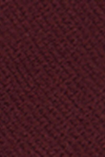 30 Denier Semi Opaque Knee-Highs Socks, Maroon, Grape, large image number 3