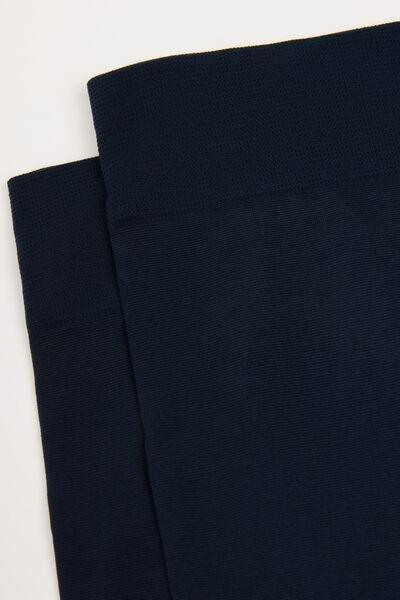 Blue 60 Denier Microfibre Hold-Ups, Blue, large image number 1