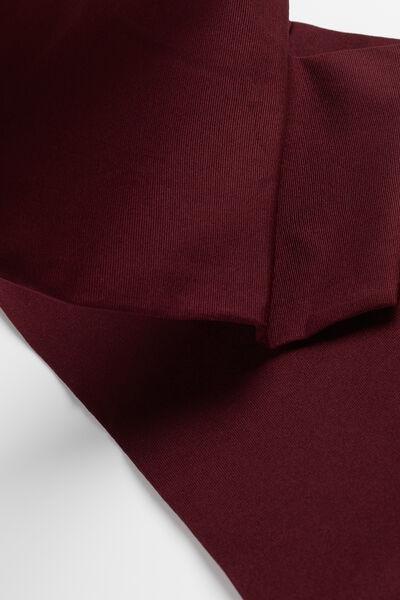 Burgundy 60 Denier Microfibre Hold-Ups, Grape, large image number 1