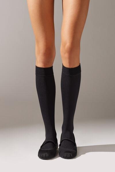 Opaque knee deals high socks