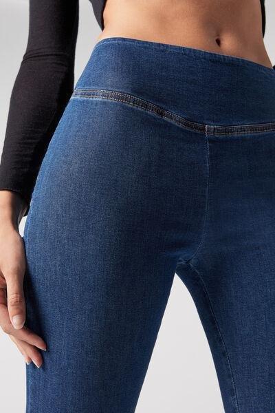 Blue Denim Stretch Jeans, Women, Blue Denim, large image number 0