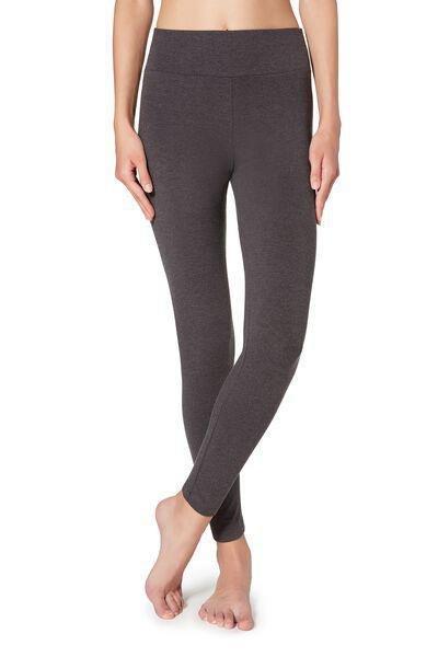 Grey Blend Cotton Leggings, , large image number 6