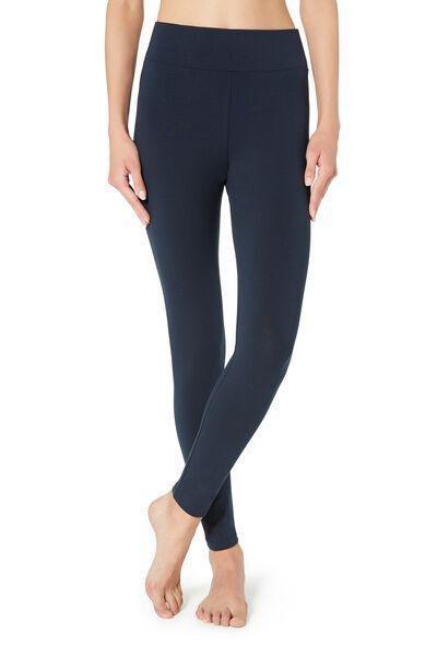 Blue Cotton Leggings, , large image number 6