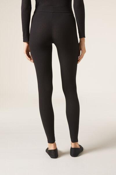 Calzedonia Black Cashmere Leggings