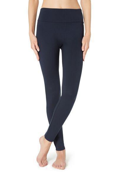 Blue Total Shaper Leggings, , large image number 7