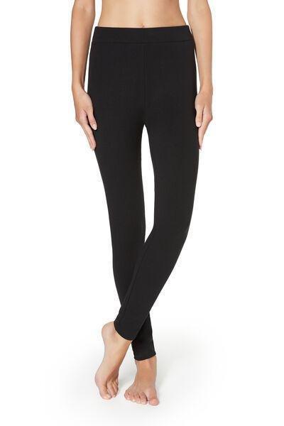 Black Thermal Leggings, , large image number 6