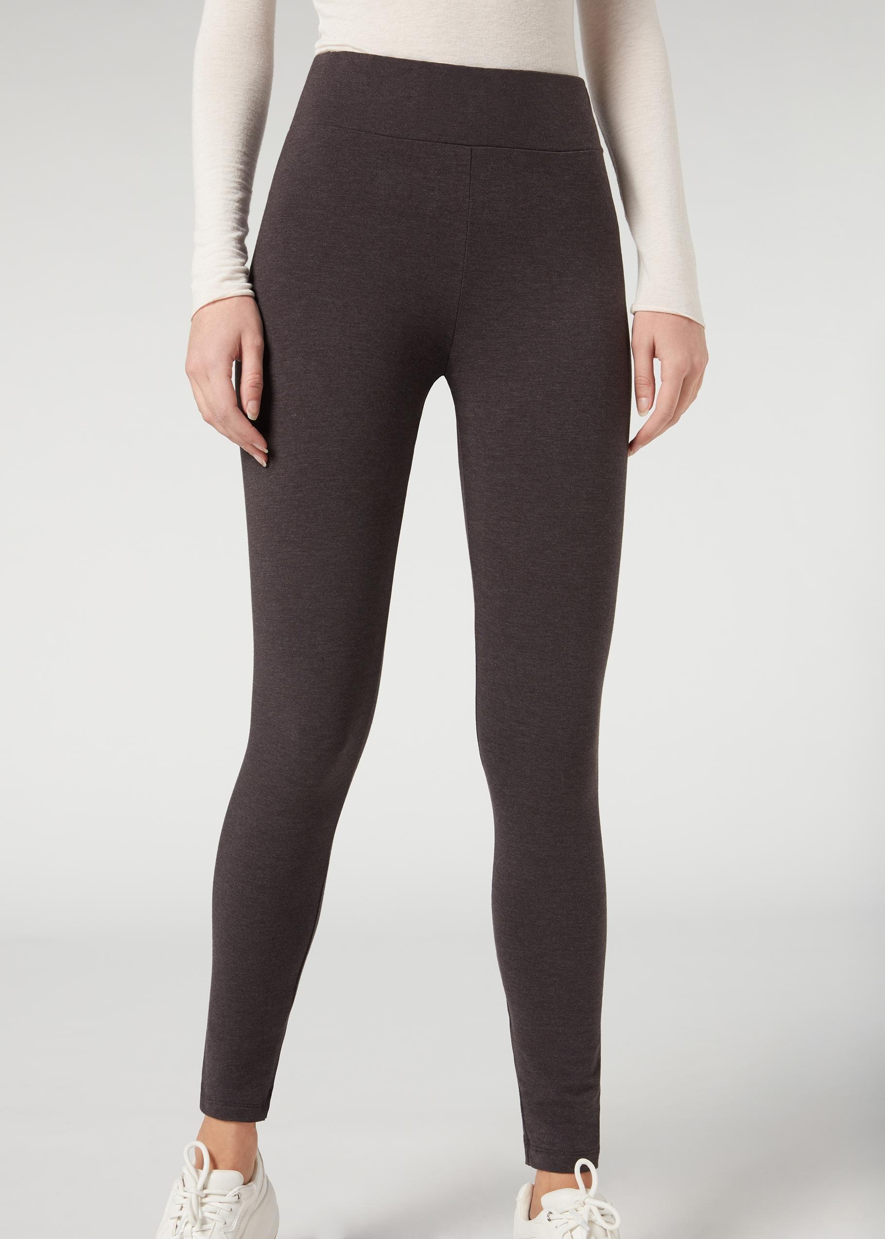 Calzedonia Grey Blend Thermal Leggings