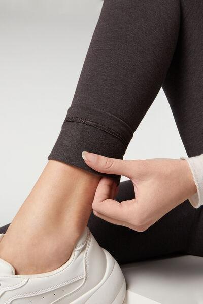 Grey Thermal Leggings, , large image number 1